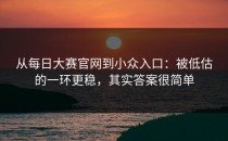 从每日大赛官网到小众入口：被低估的一环更稳，其实答案很简单